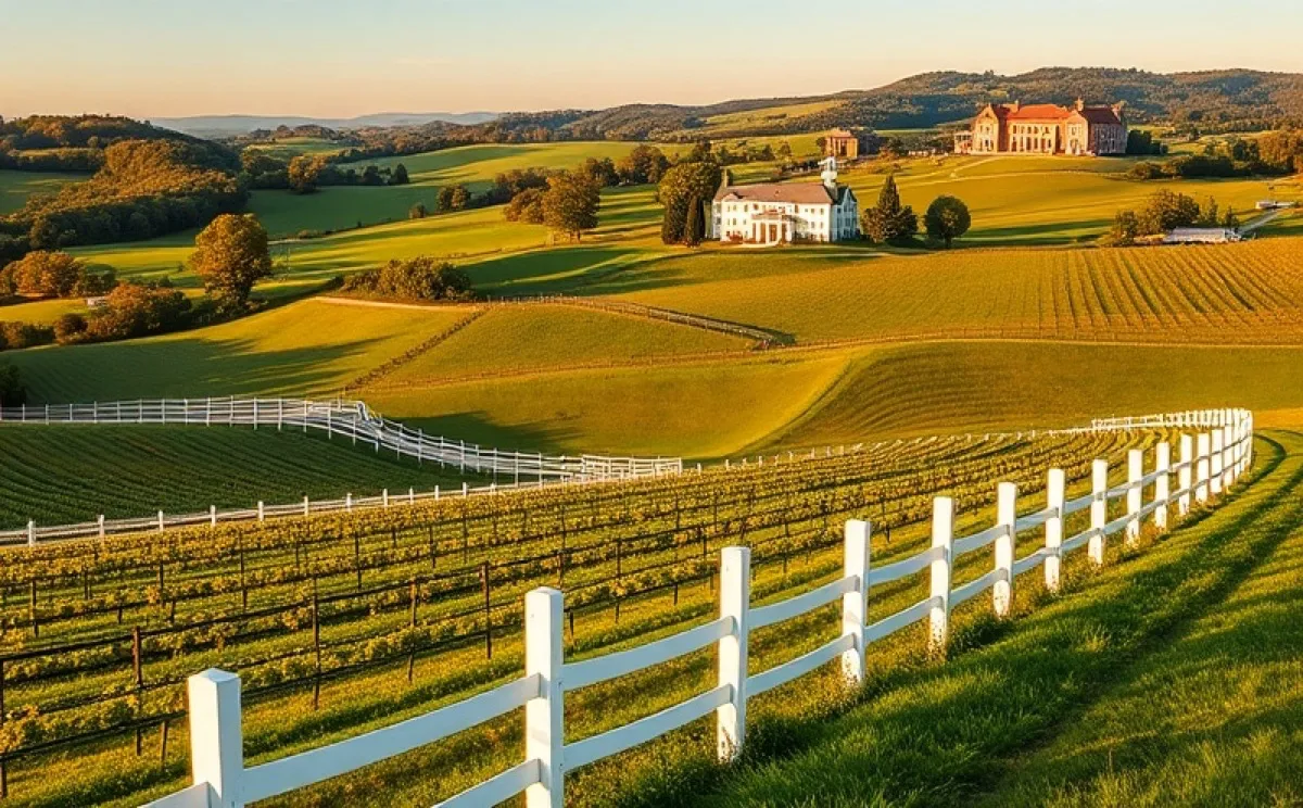 Amherst County Virginia countryside